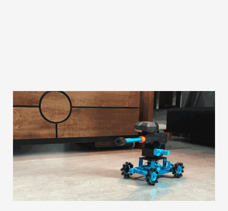 Remote Control Alloy Car Mecha Manipulator Launch Water Bomb Track All-round 2.4G Walking Multi-function Robotic Arm RC Car Toys