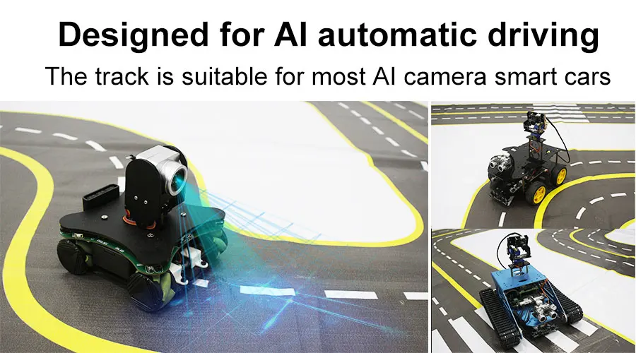 AI Visual Automatic Drive Autopilot Track Map
