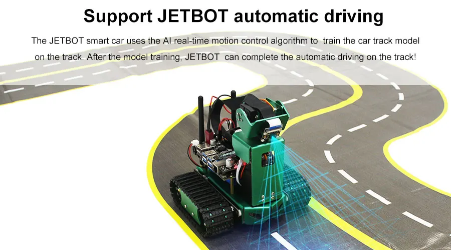 AI Visual Automatic Drive Autopilot Track Map