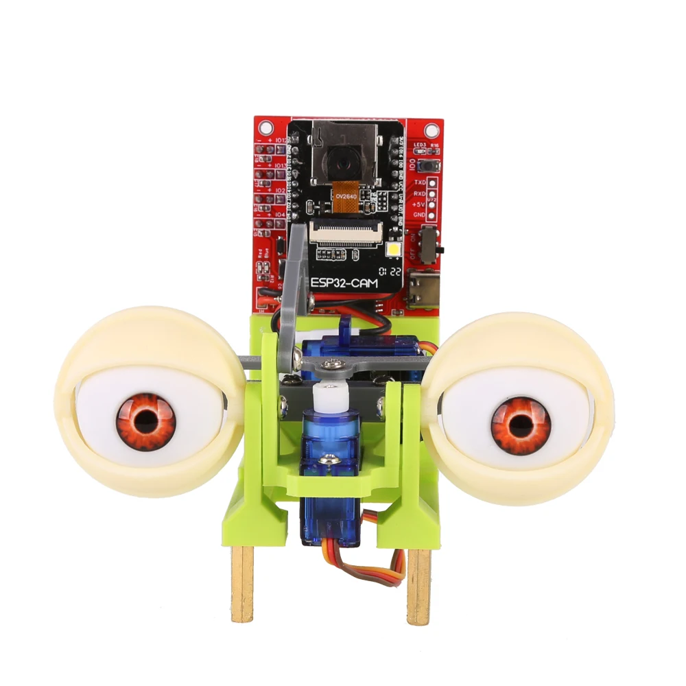 WatchEye ESP32 Camera Bionic Eyes Tracking of Faces Camera Face Tracking ESP32CAM Eye Diy Kit Open Source Robot Project WatchEye ESP32 Camera Bionic Eyes Tracking of Faces Camera Face Tracking ESP32CAM Eye Diy Kit Open Source Robot Project
