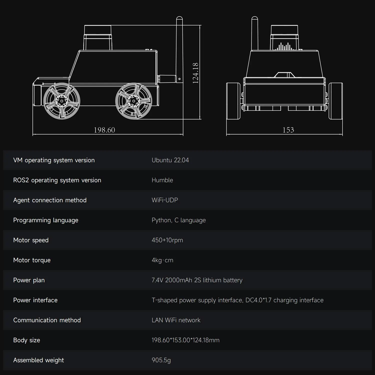 ROS2 Robot Car Kit ROS2 Robot Car Kit