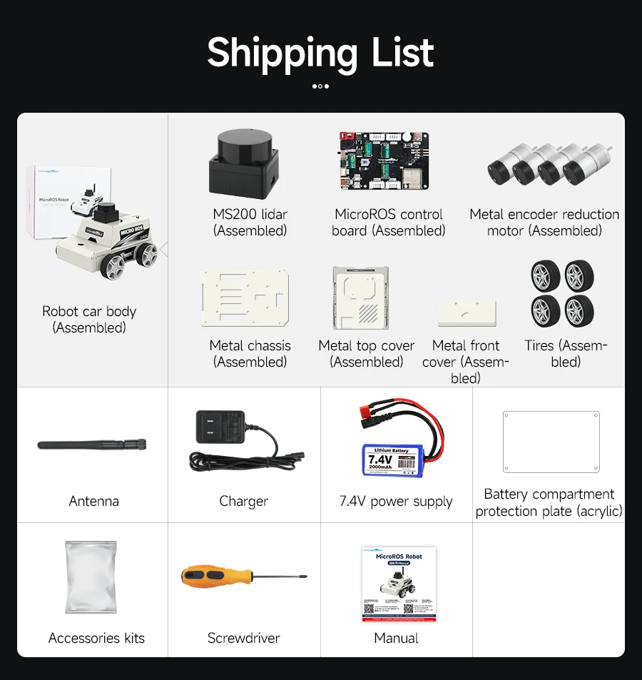 ROS2 Robot Car Kit ROS2 Robot Car Kit