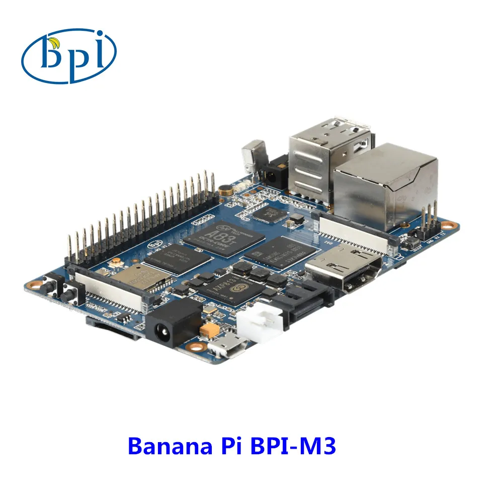 Banana Pi M3 Allwinner A83T Octa-core 1.8GHz Powerful CPU board with 8GEMM Banana Pi M3 Allwinner A83T Octa-core 1.8GHz Powerful CPU board with 8GEMM