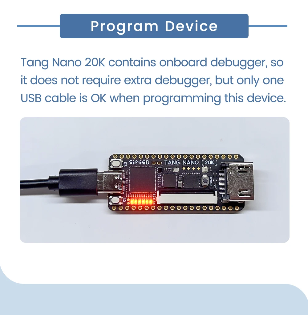 Sipeed Tang Nano 20K FPGA Development Board