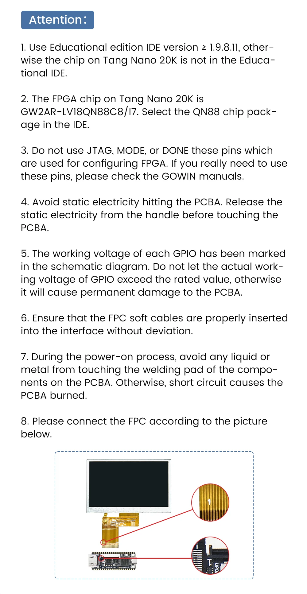 Sipeed Tang Nano 20K FPGA Development Board