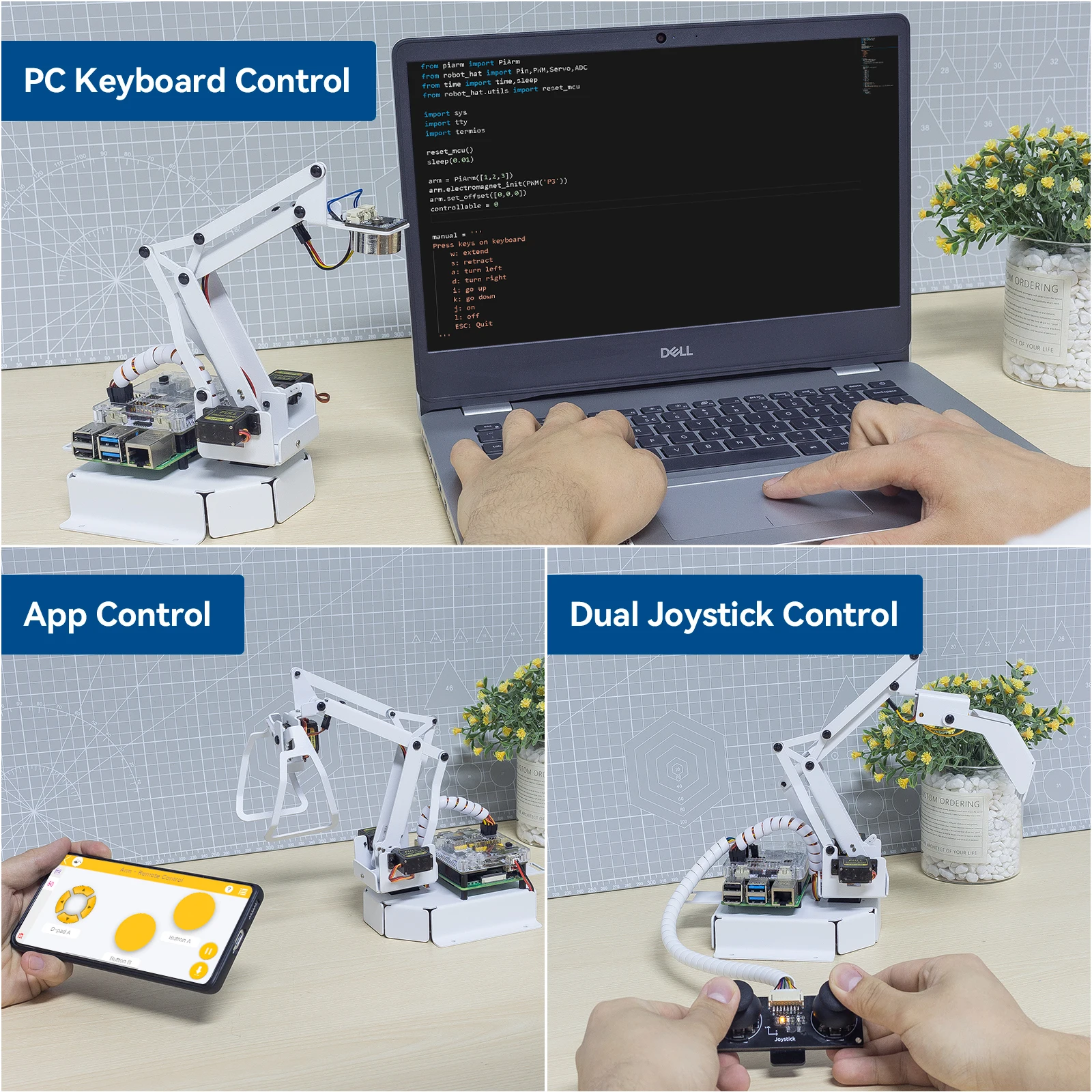 CC SunFounder 4 DOF Robot Arm Kit CC SunFounder 4 DOF Robot Arm Kit