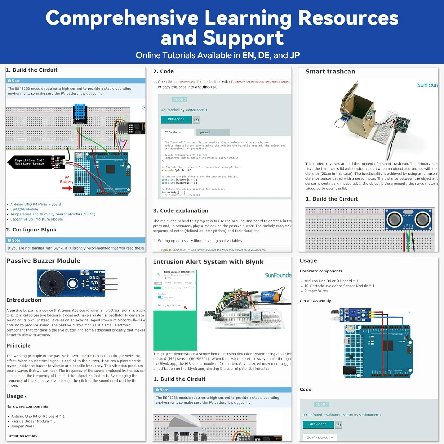 Ultimate Sensor Kit with Original Arduino Uno R4 Minima Ultimate Sensor Kit with Original Arduino Uno R4 Minima