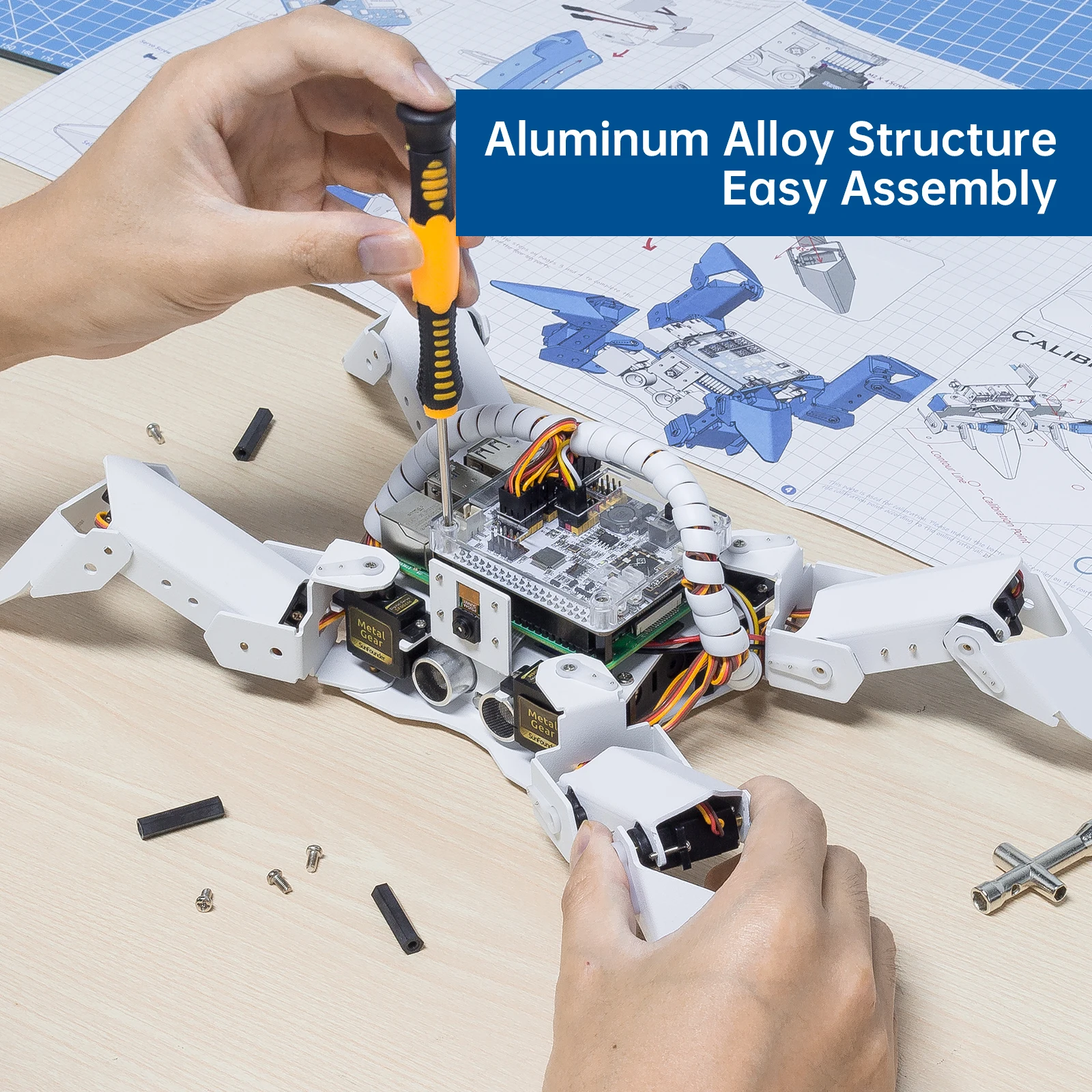 PiCrawler AI Robot kit for Raspberry Pi PiCrawler AI Robot kit for Raspberry Pi