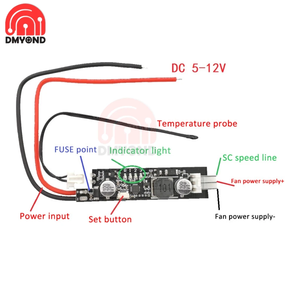 Fan Temperature Speed Controller Fan Temperature Speed Controller