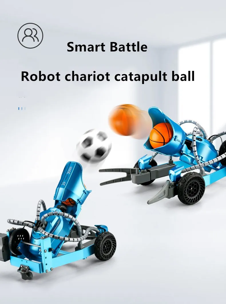 Remote Control Alloy Car Mecha Manipulator Launch Water Bomb Track All-round 2.4G Walking Multi-function Robotic Arm RC Car Toys