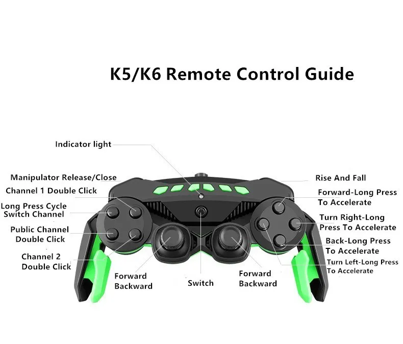 Remote Control Alloy Car Mecha Manipulator Launch Water Bomb Track All-round 2.4G Walking Multi-function Robotic Arm RC Car Toys