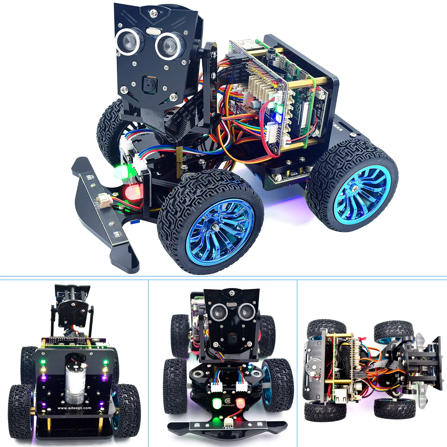 Adeept PiCar-B Mars Rover Smart Car Kit for Raspberry Pi Adeept PiCar-B Mars Rover Smart Car Kit for Raspberry Pi