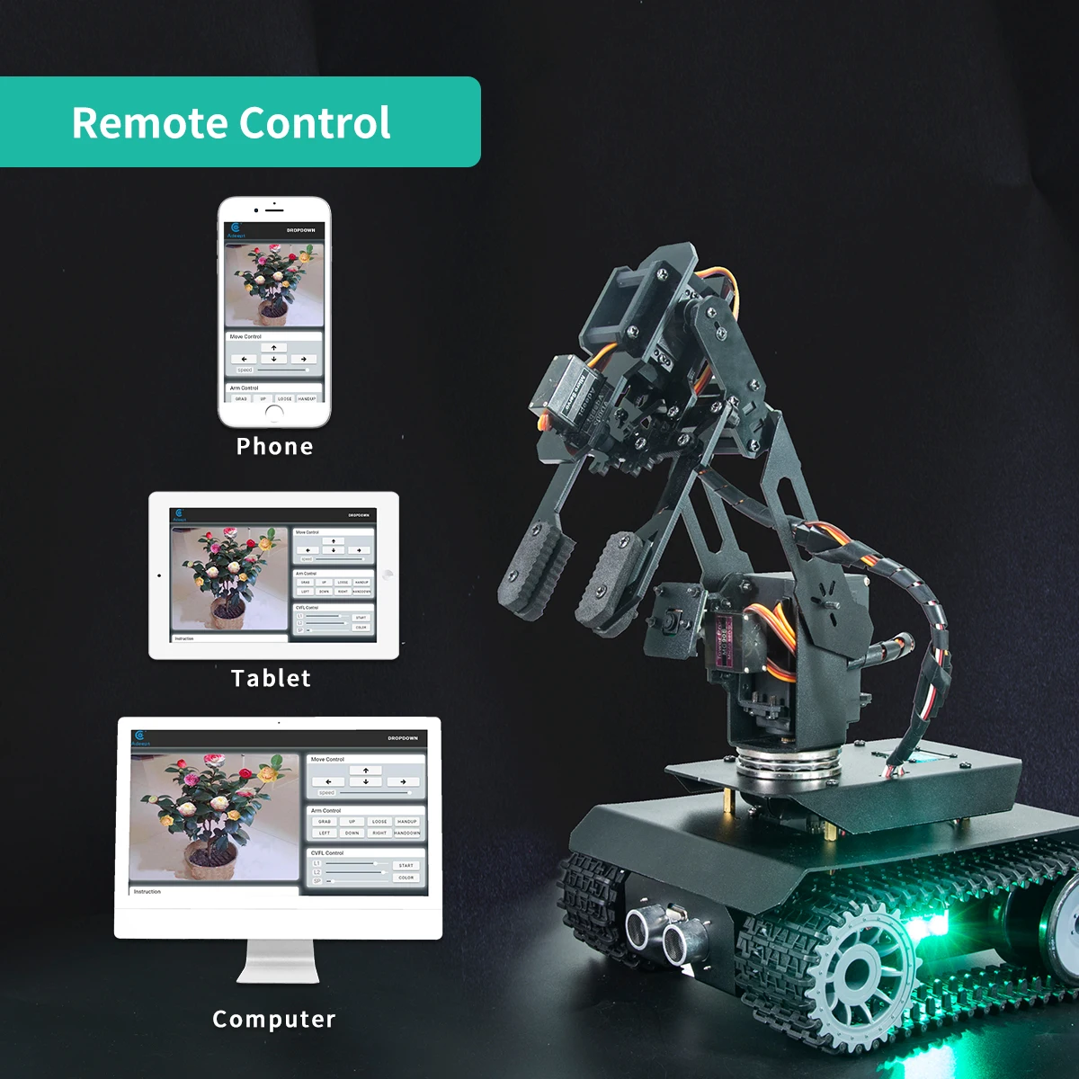 RaspTank Pro Smart Robot Car for Raspberry Pi