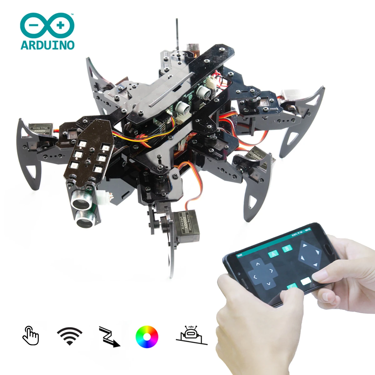 Hexapod Spider Robot Kit for Arduino Hexapod Spider Robot Kit for Arduino