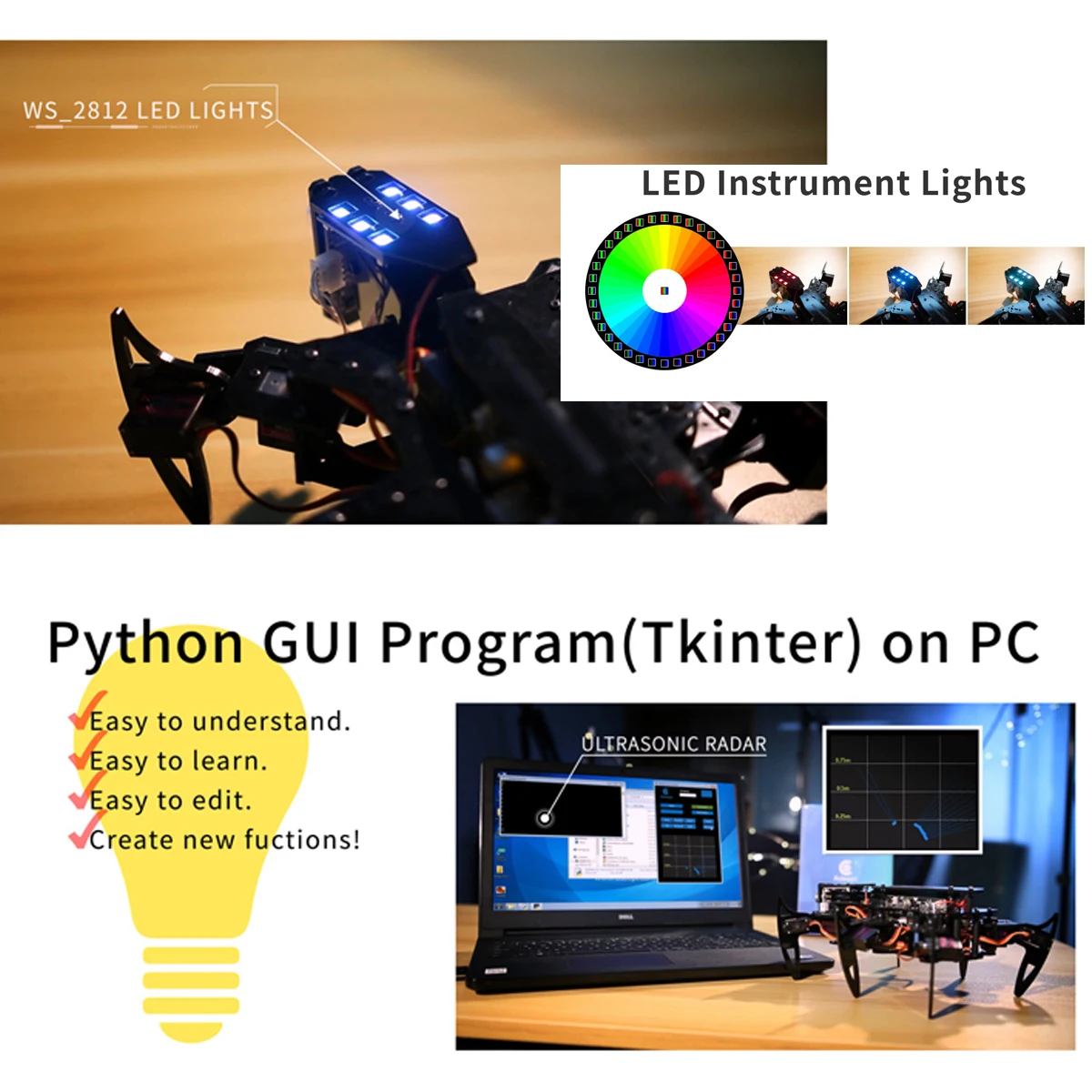 Hexapod Spider Robot Kit for Arduino Hexapod Spider Robot Kit for Arduino