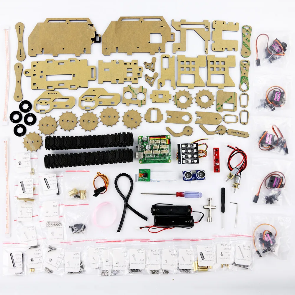 RaspTank WiFi Wireless Smart Robotic Arm Robot Kit for Raspberry Pi RaspTank WiFi Wireless Smart Robotic Arm Robot Kit for Raspberry Pi