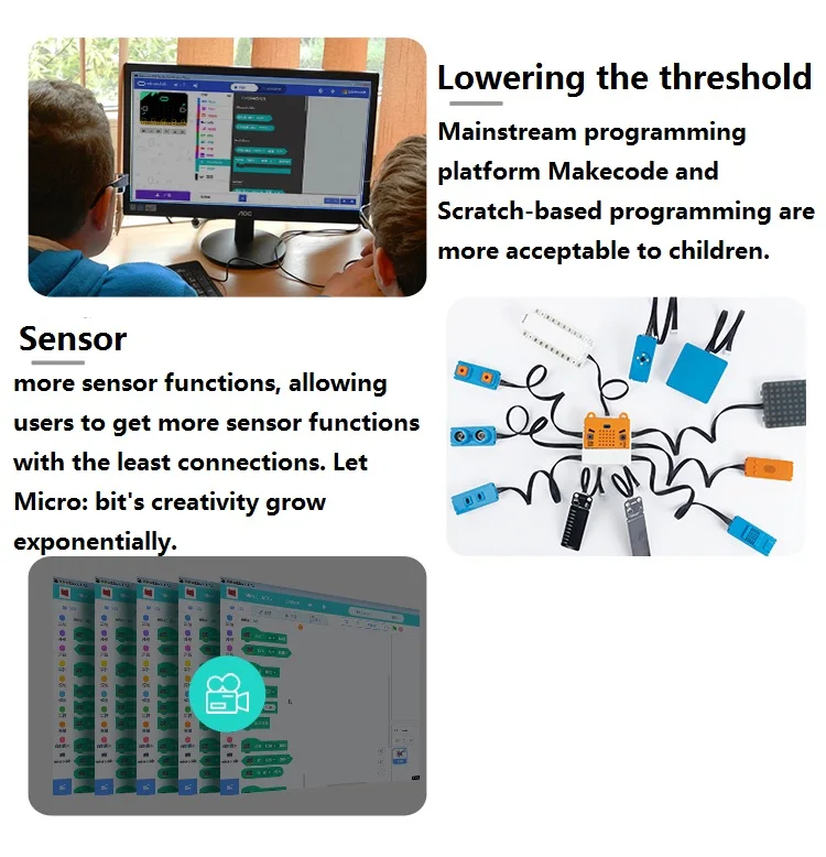 KittenBot All in One Power Brick Building Block for Micro:bit Micro Python KittenBot All in One Power Brick Building Block for Micro:bit Micro Python