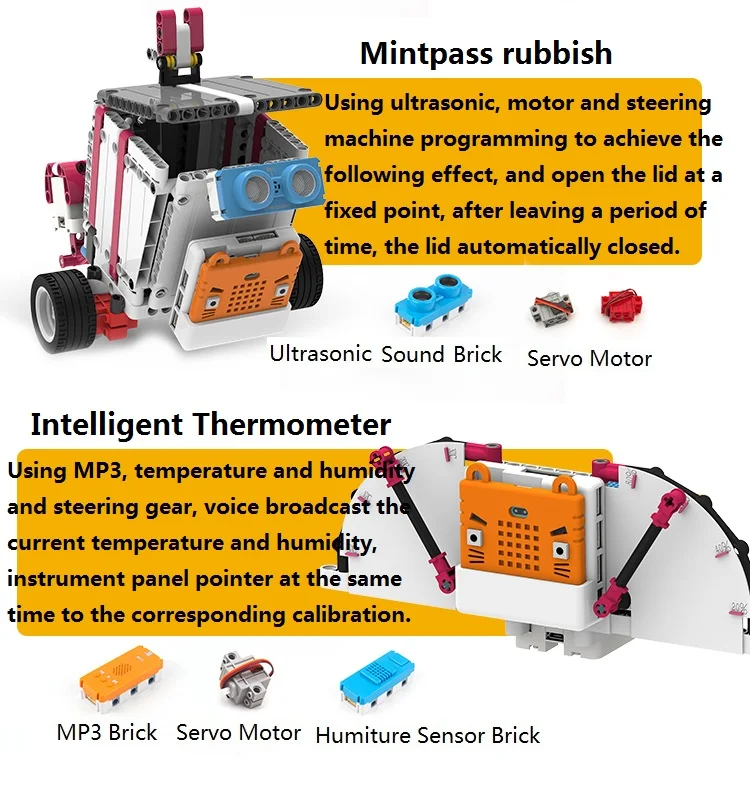 KittenBot All in One Power Brick Building Block for Micro:bit Micro Python KittenBot All in One Power Brick Building Block for Micro:bit Micro Python