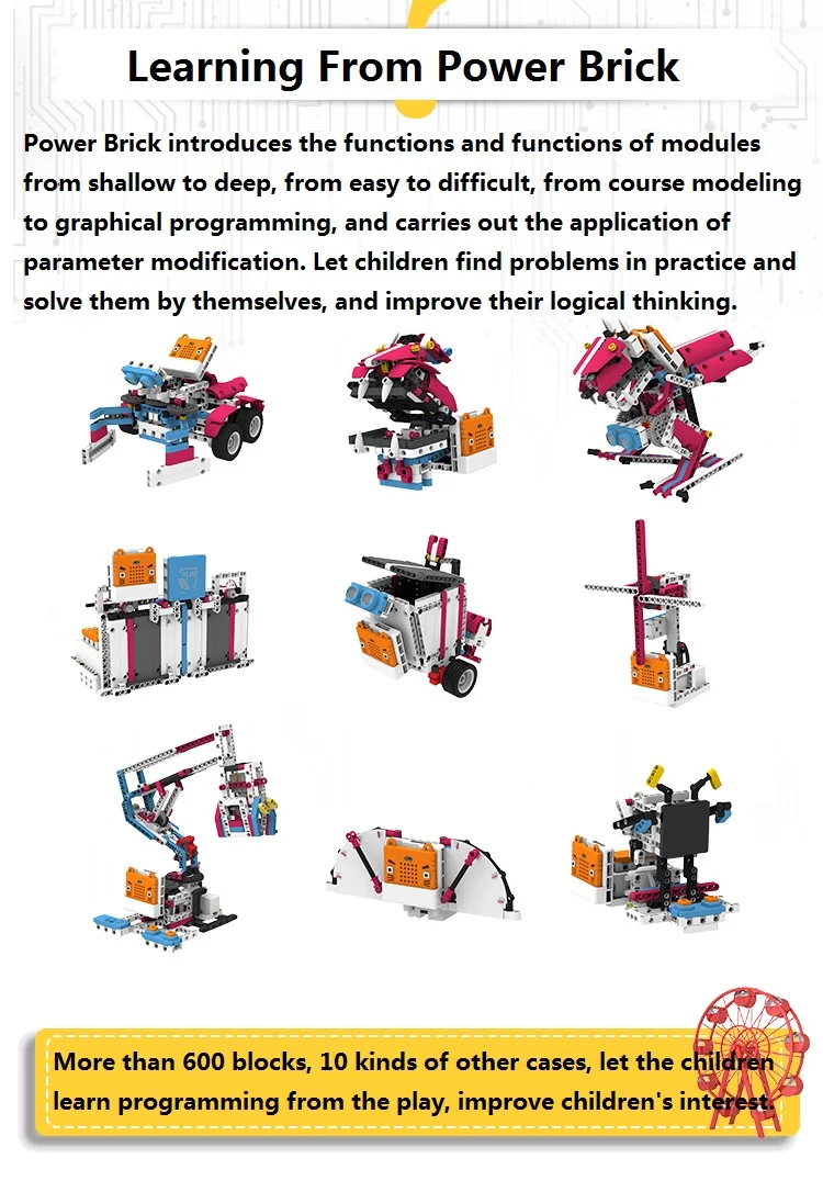 KittenBot All in One Power Brick Building Block for Micro:bit Micro Python KittenBot All in One Power Brick Building Block for Micro:bit Micro Python