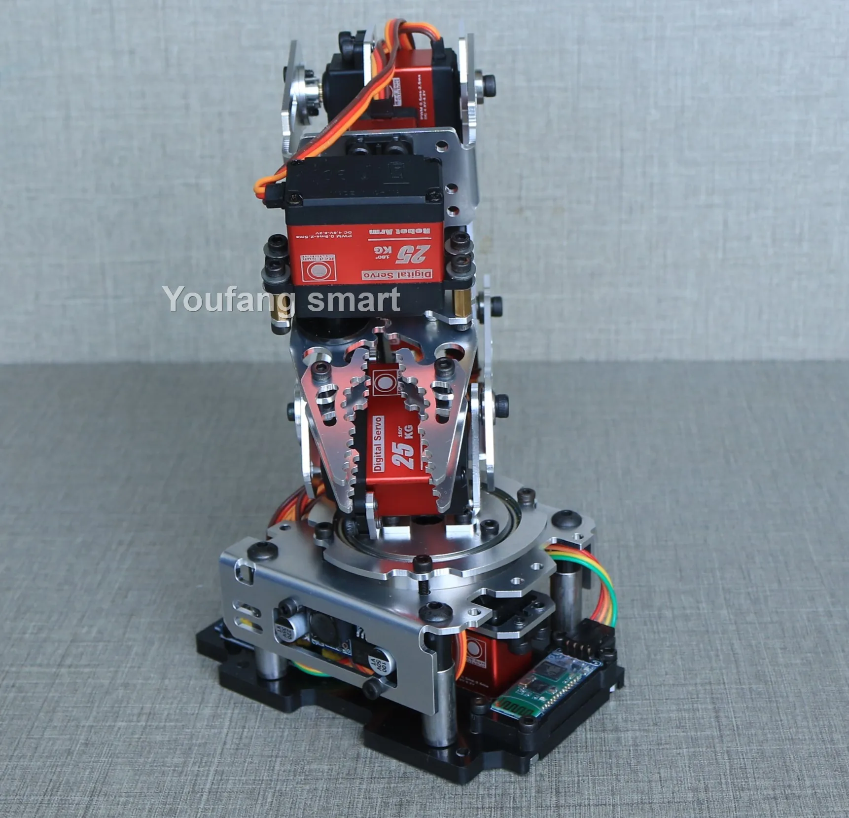 6 DOF Robotic Arm with Claw Clamp Gripper Kit 6 DOF Robotic Arm with Claw Clamp Gripper Kit