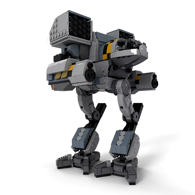 BuildMoc BattleTech Mad Cat Mecha Building Blocks Timber Wolf OmniMech Clan Ghost Bear Robot Bricks Toys Children Birthday Gifts