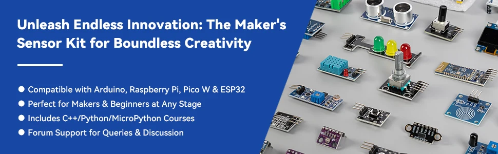 SunFounder Universal Maker Sensor Kit SunFounder Universal Maker Sensor Kit