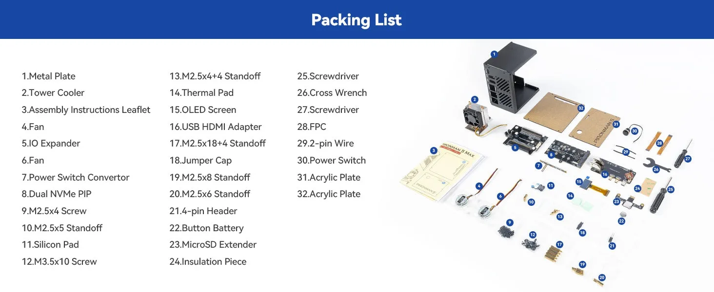 Pironman 5-MAX Dual NVMe M.2 SSD PCIe PC Case Pironman 5-MAX Dual NVMe M.2 SSD PCIe PC Case