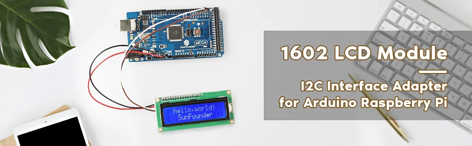 SunFounder IIC I2C TWI 1602 Serial LCD Module Display