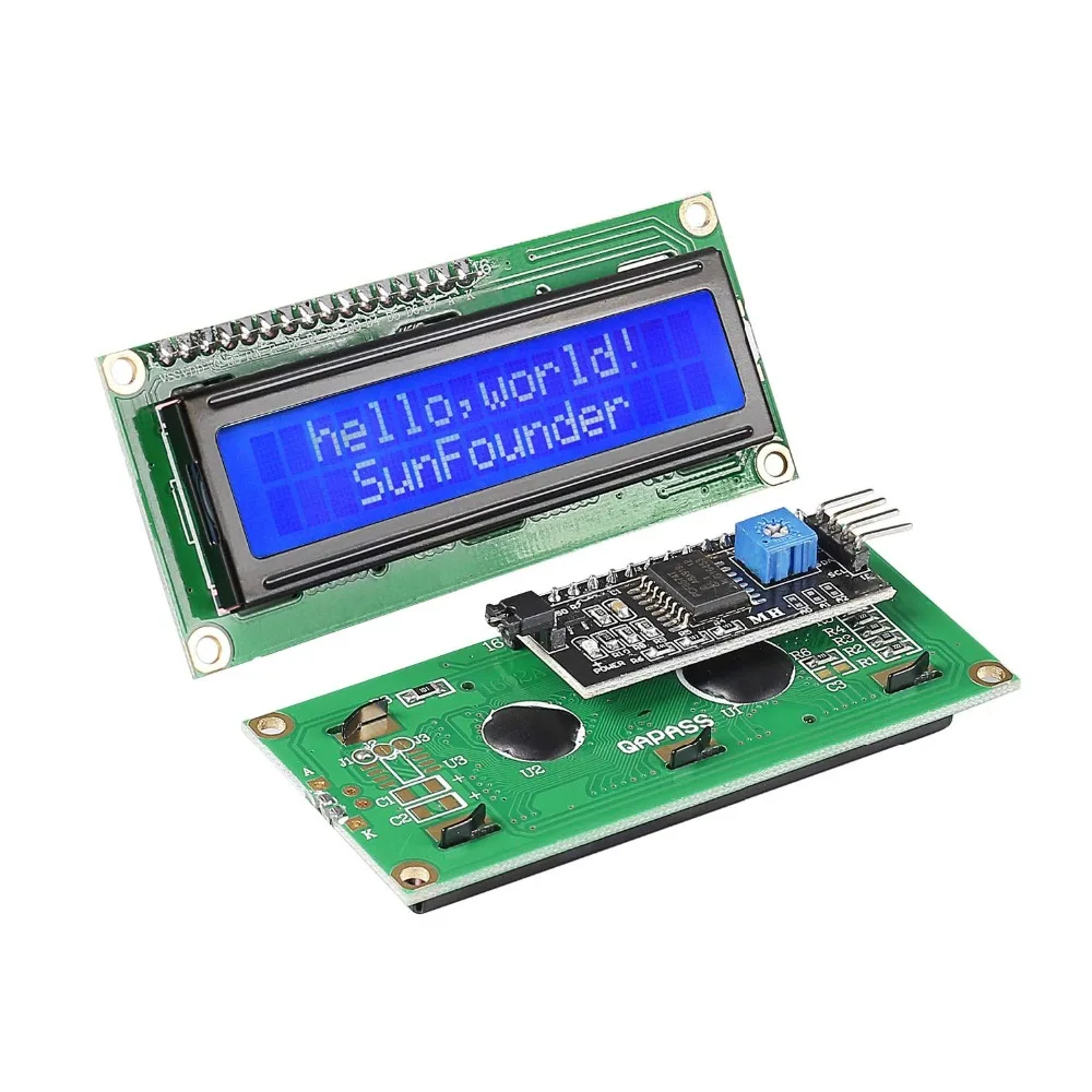 SunFounder IIC I2C TWI 1602 Serial LCD Module Display
