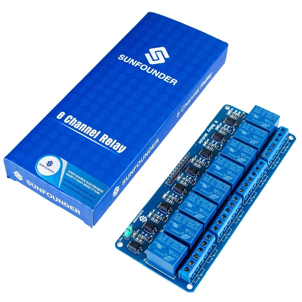 SunFounder 4 Channel 5V Relay Shield Module SunFounder 4 Channel 5V Relay Shield Module
