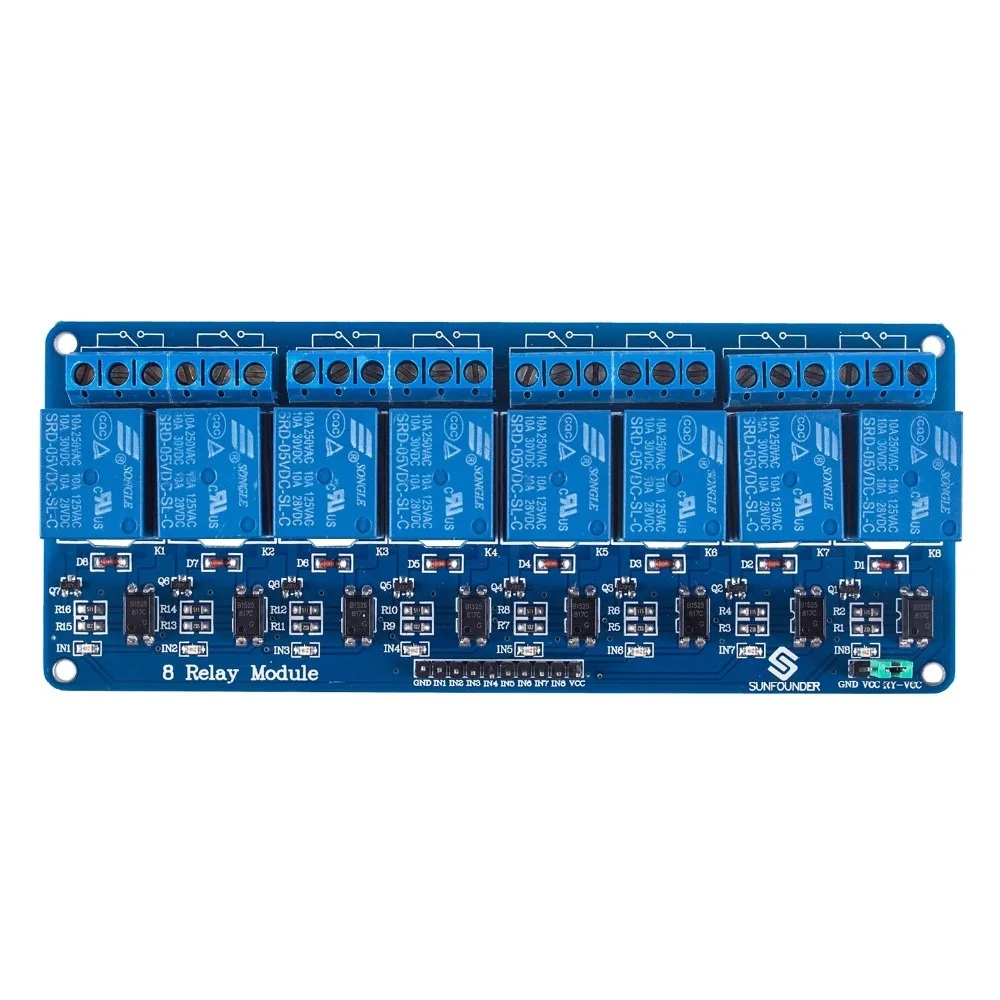 SunFounder 4 Channel 5V Relay Shield Module SunFounder 4 Channel 5V Relay Shield Module