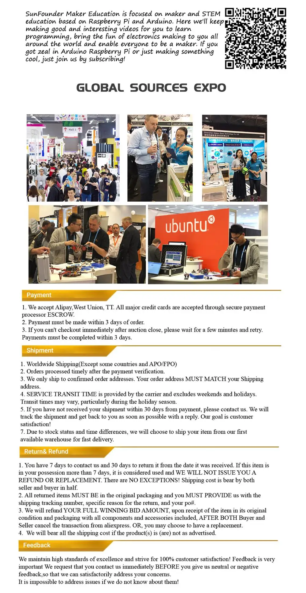 SunFounder 4 Channel 5V Relay Shield Module SunFounder 4 Channel 5V Relay Shield Module