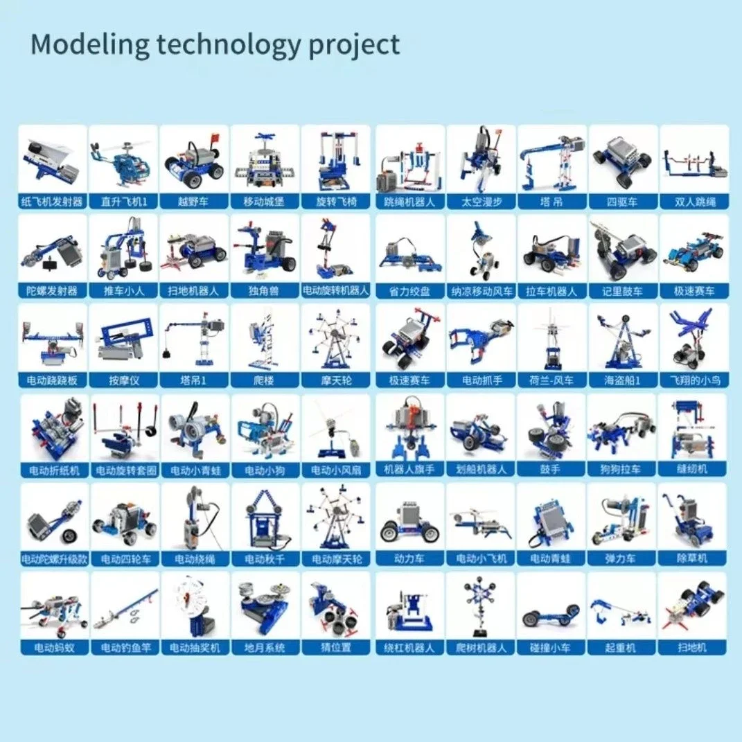 STEM 9686 Technical Building Blocks Multi Programming Educational Kit