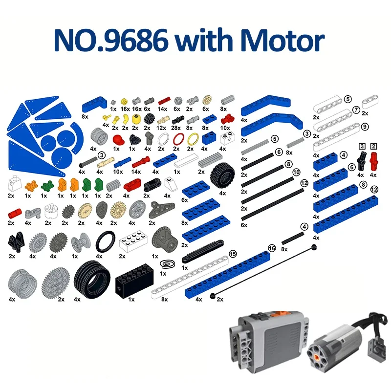 STEM 9686 Technical Building Blocks Multi Programming Educational Kit