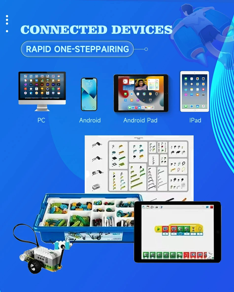 280PCS Parts WeDo 2.0 Robotics Construction Core Set Building Blocks