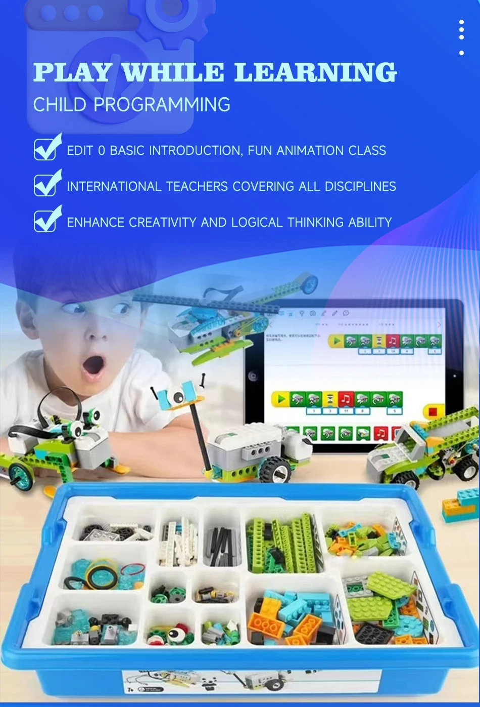 280PCS Parts WeDo 2.0 Robotics Construction Core Set Building Blocks