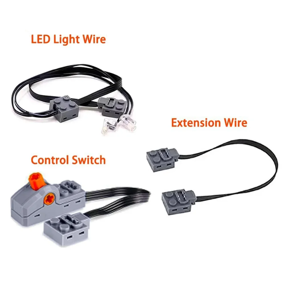 M/L Motor MOC Blocks Set High-Tech Parts Power Functions With Infrared Remote Control