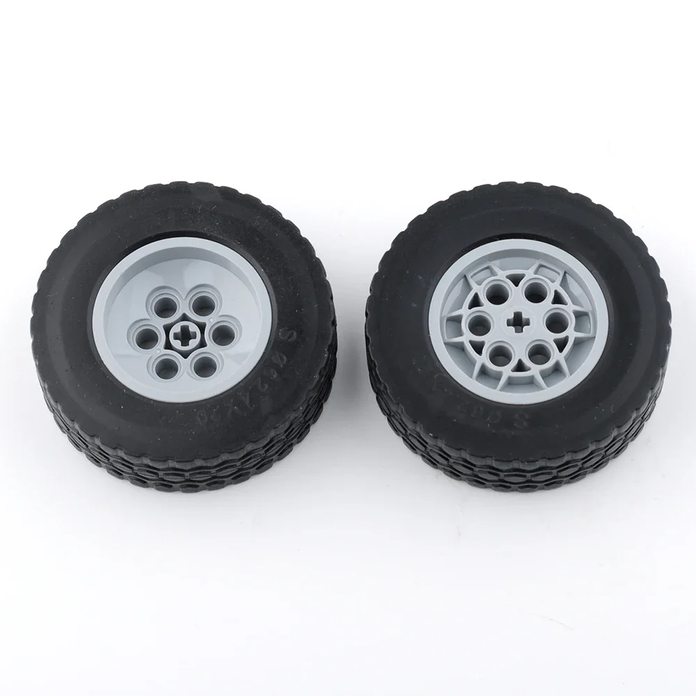 62.4*20mm Tires + Wheels Moc Building Blocks