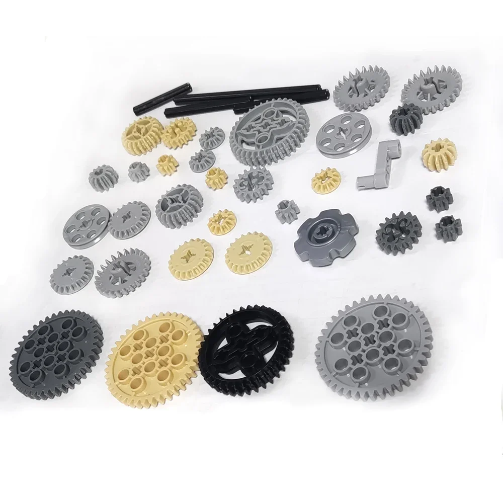 116PCS Gear Shaft Set MOC Technology