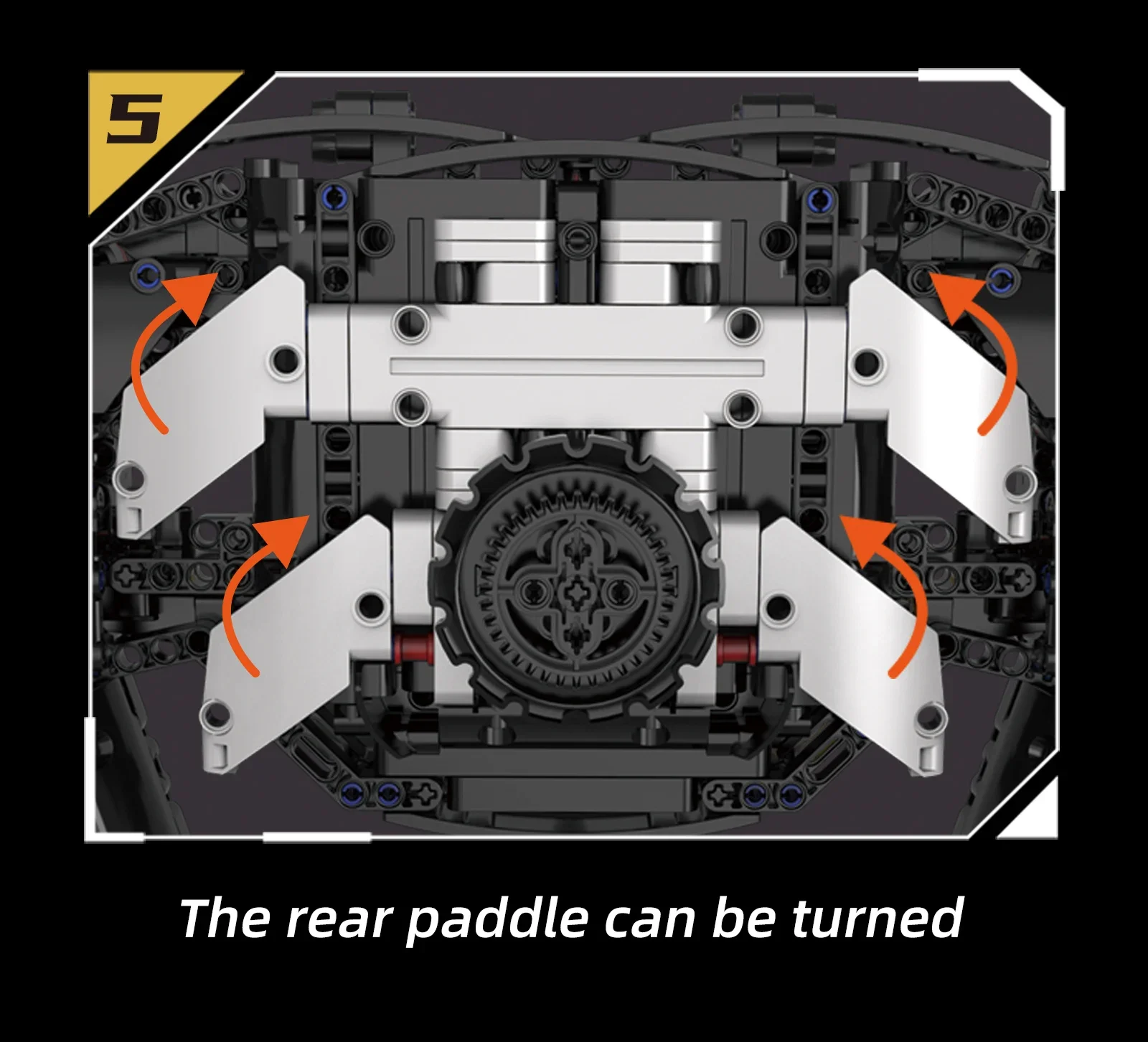 Simulated Car Steering Wheel Model Building Blocks