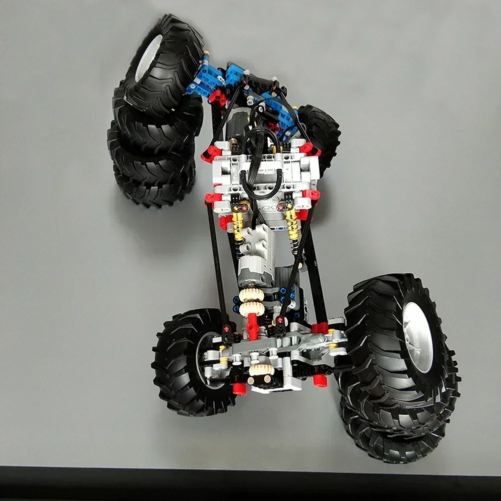 4WD RC Car Chassis Climbing Vehicle Model Building Blocks