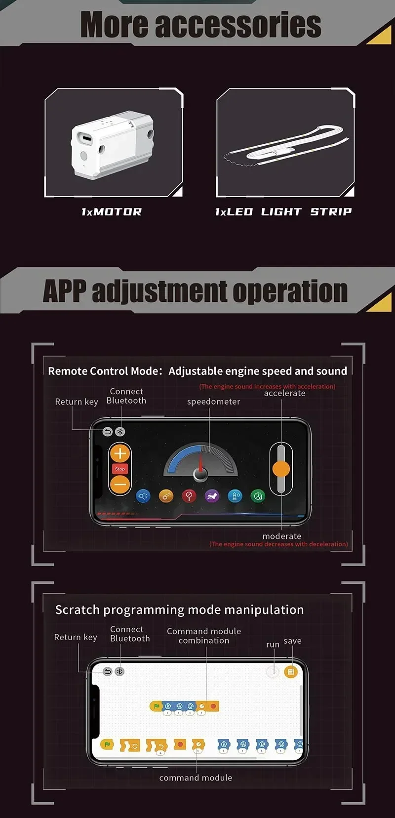 Simulation V8 Engine Cars Model Building Blocks