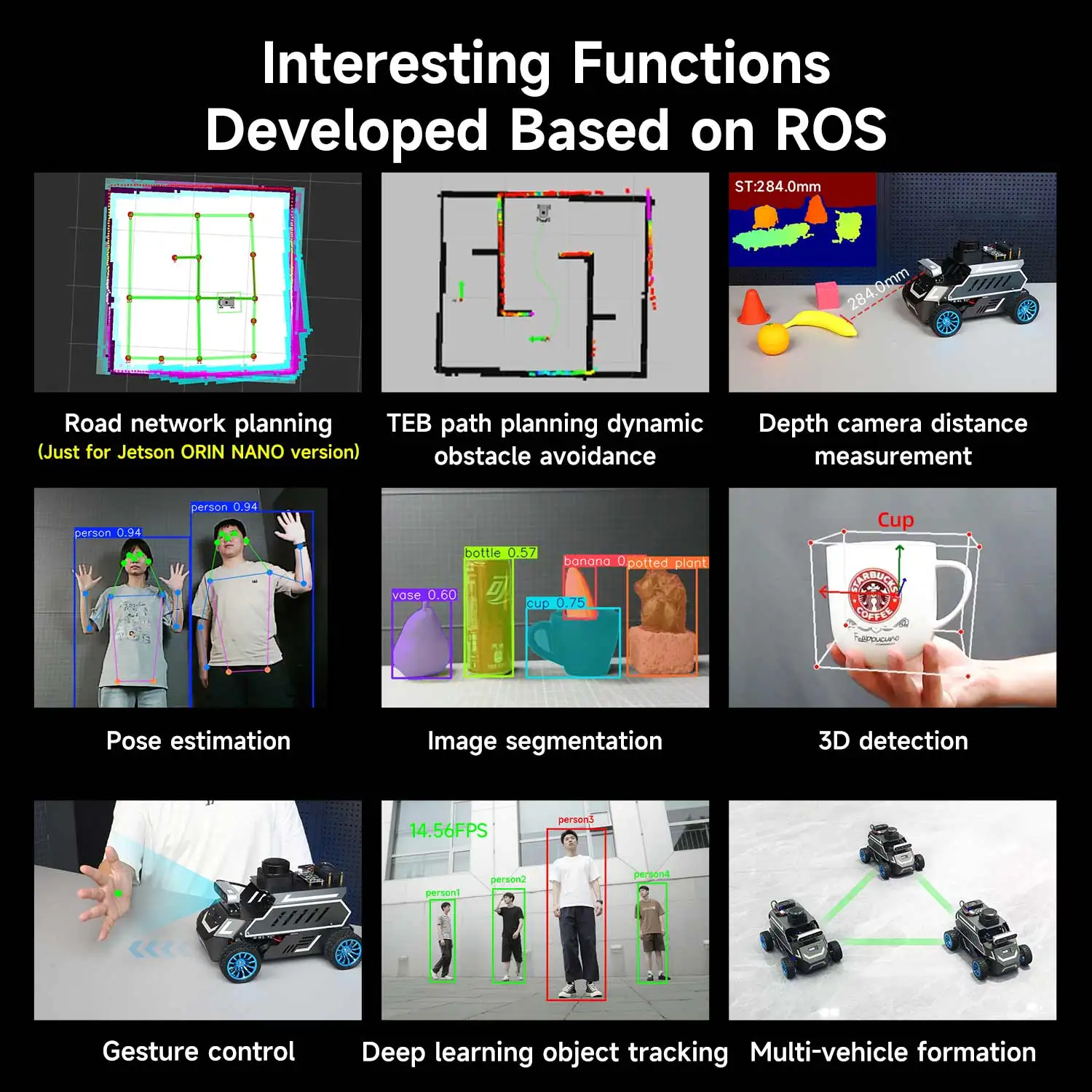 ROSMASTER A1 AI Large Model Programmable Robot Ackerman Structure ROS2-HUMBLE Lidar SLAM Mapping Navigation Autonomous Driving ROSMASTER A1 AI Large Model Programmable Robot Ackerman Structure ROS2-HUMBLE Lidar SLAM Mapping Navigation Autonomous Driving