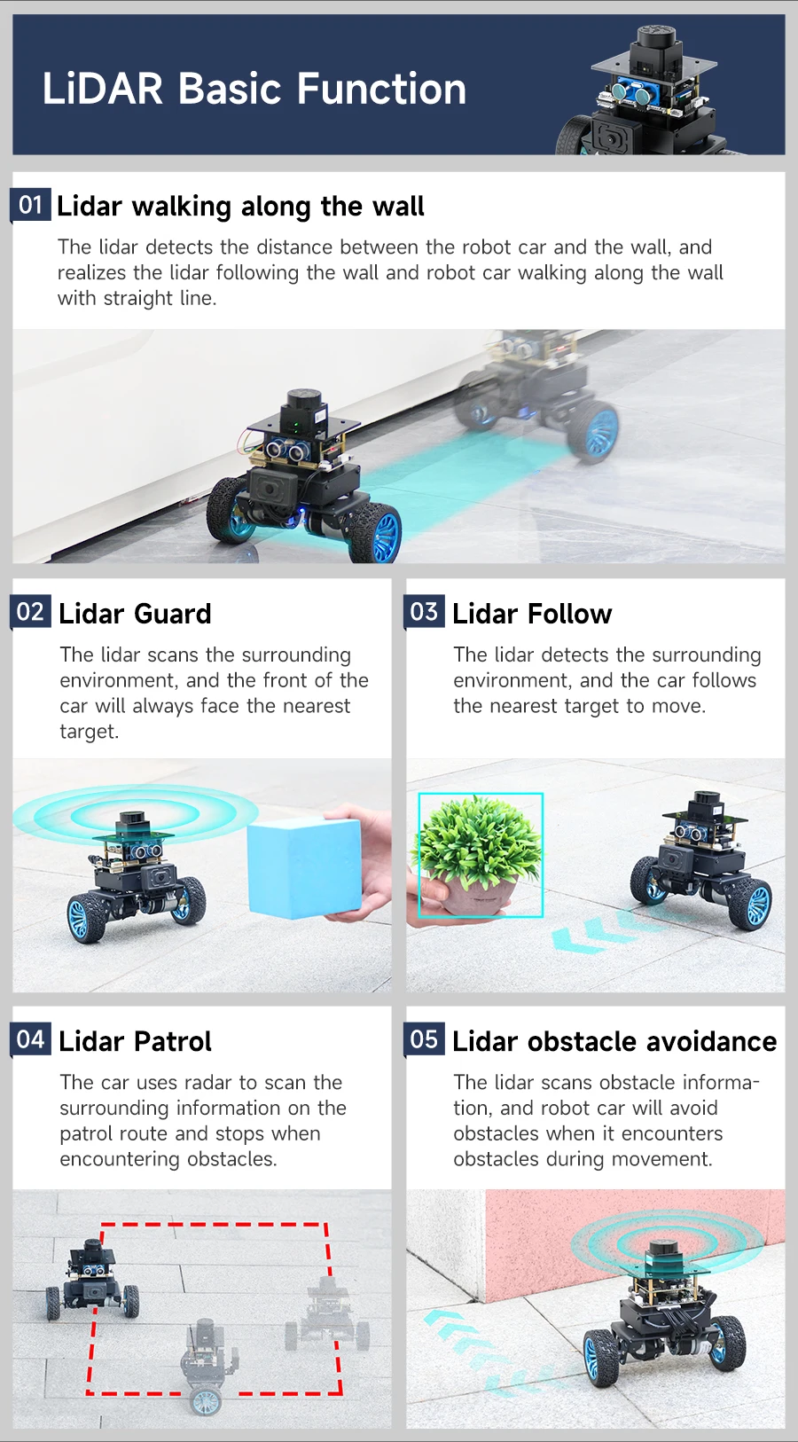 Yahboom MicroROS Self-Balancing Robot Car Kit With MPU6050 Lidar Ultrasonic Module ROS-HUMBLE Virtual Machine as Master Control