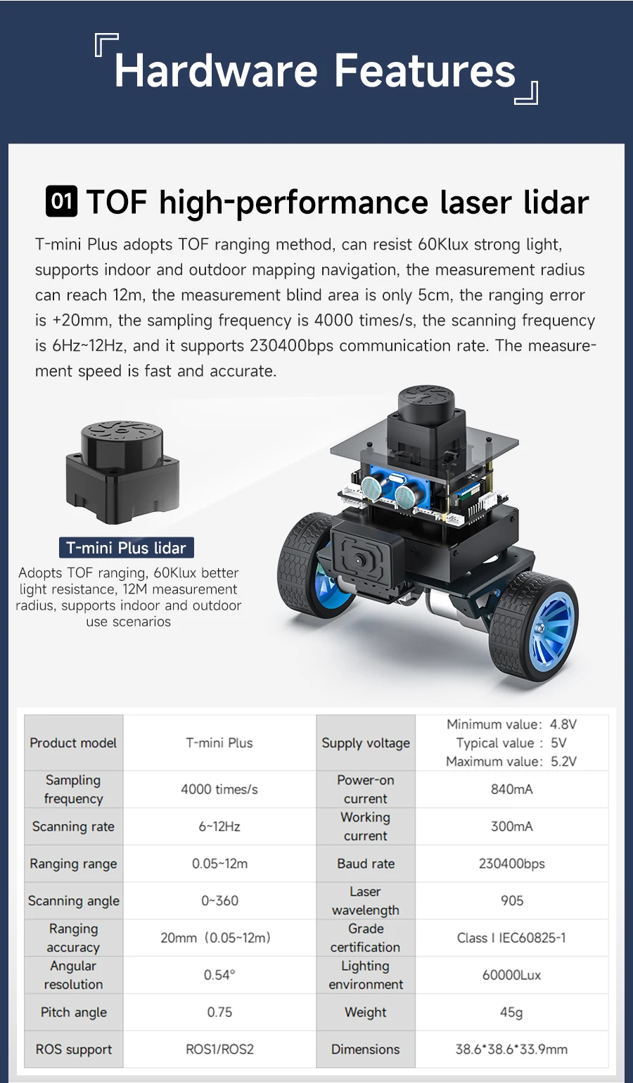 Yahboom MicroROS Self-Balancing Robot Car Kit With MPU6050 Lidar Ultrasonic Module ROS-HUMBLE Virtual Machine as Master Control