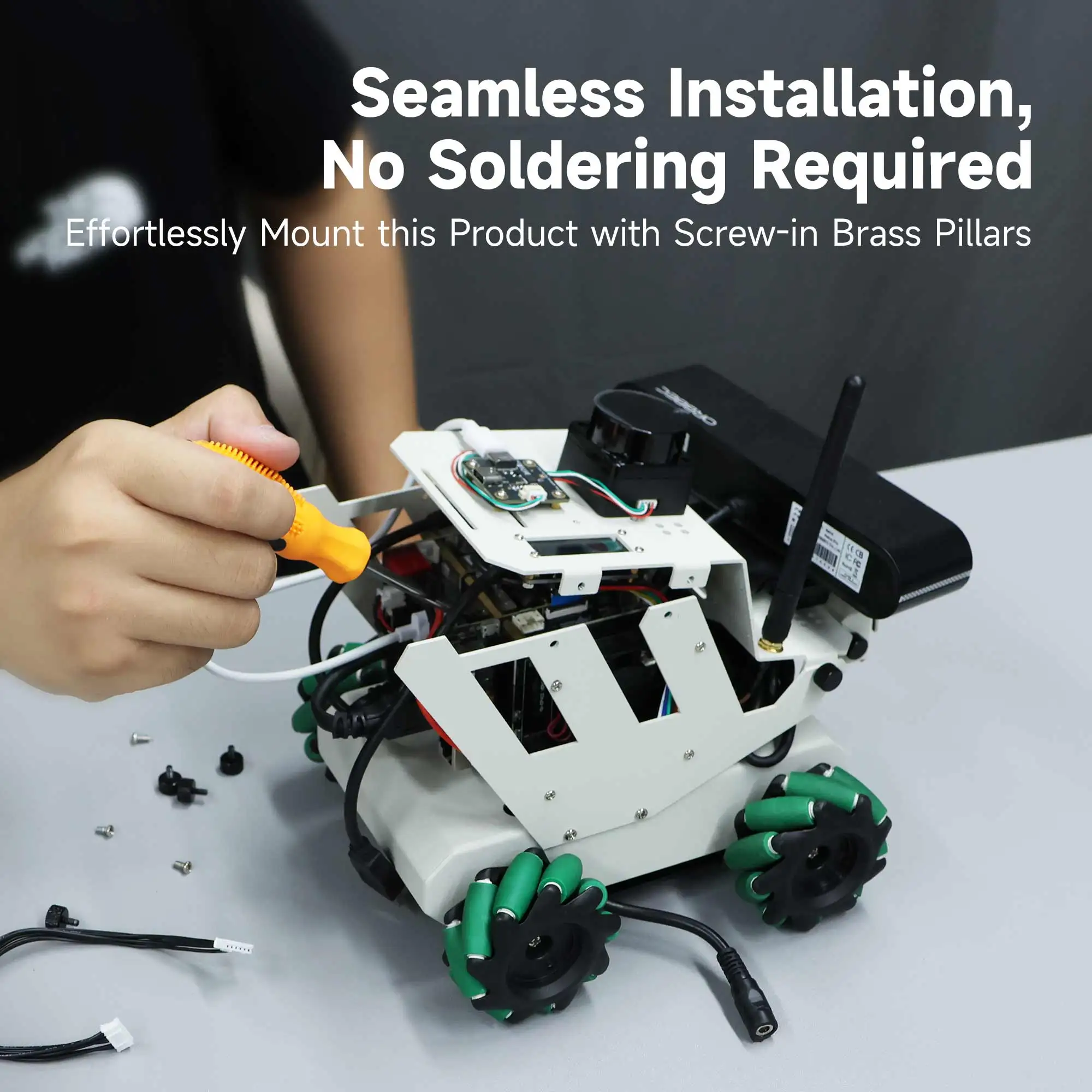 RDK ROS2 AI Educational Robot Car with Mecanum Wheel SLAM Mapping Navigation Aluminum Alloy Structure DIY Electronic Kit RDK ROS2 AI Educational Robot Car with Mecanum Wheel SLAM Mapping Navigation Aluminum Alloy Structure DIY Electronic Kit