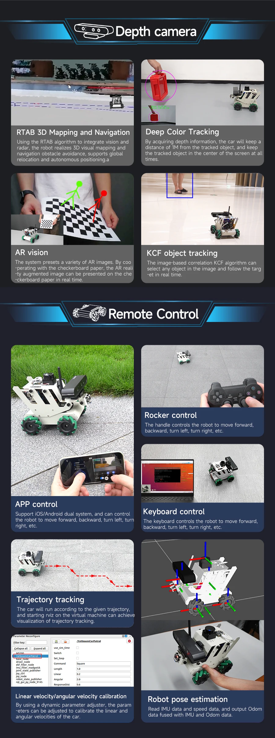 RDK ROS2 AI Educational Robot Car with Mecanum Wheel SLAM Mapping Navigation Aluminum Alloy Structure DIY Electronic Kit