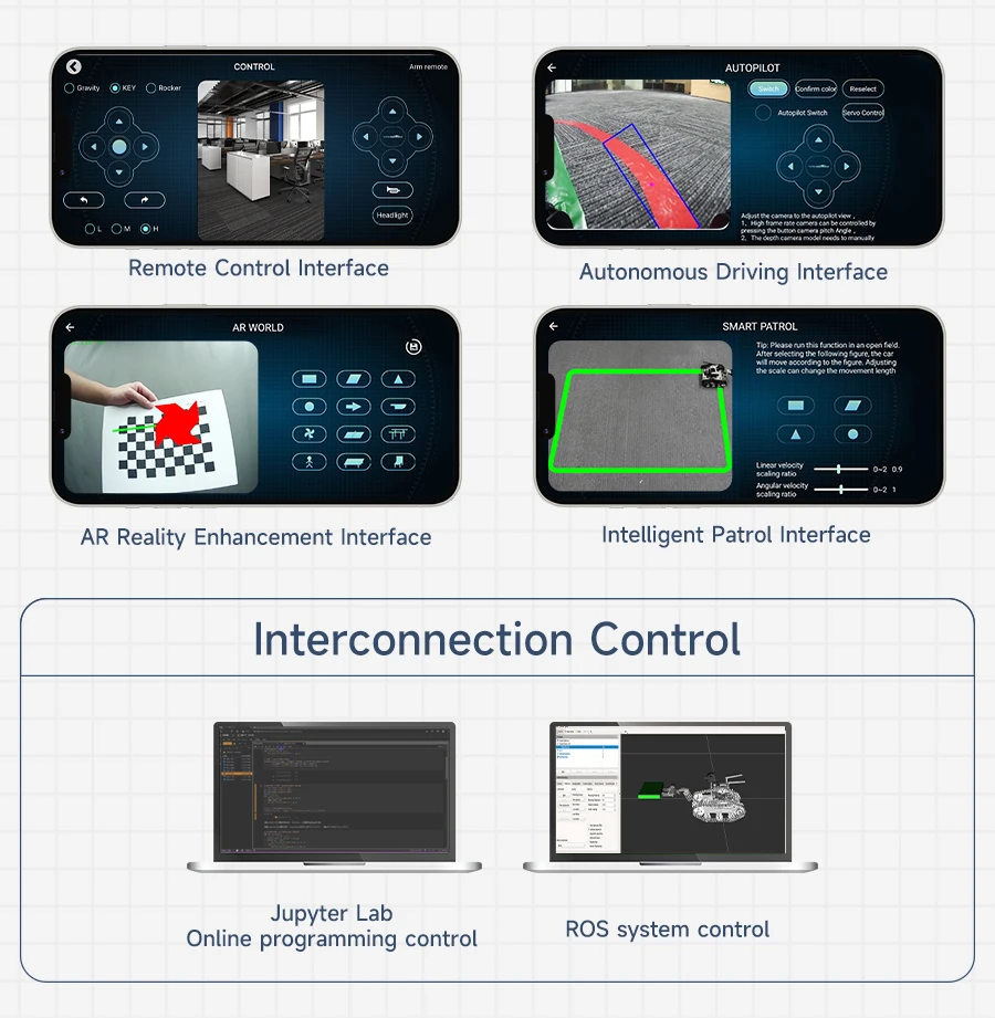 Transbot SE ROS Robot AI Vision Tank Car with 2DOF Camera PTZ Python Programing MoveIt simulation for Jetson NANO Raspberry Pi 5 Transbot SE ROS Robot AI Vision Tank Car with 2DOF Camera PTZ Python Programing MoveIt simulation for Jetson NANO Raspberry Pi 5