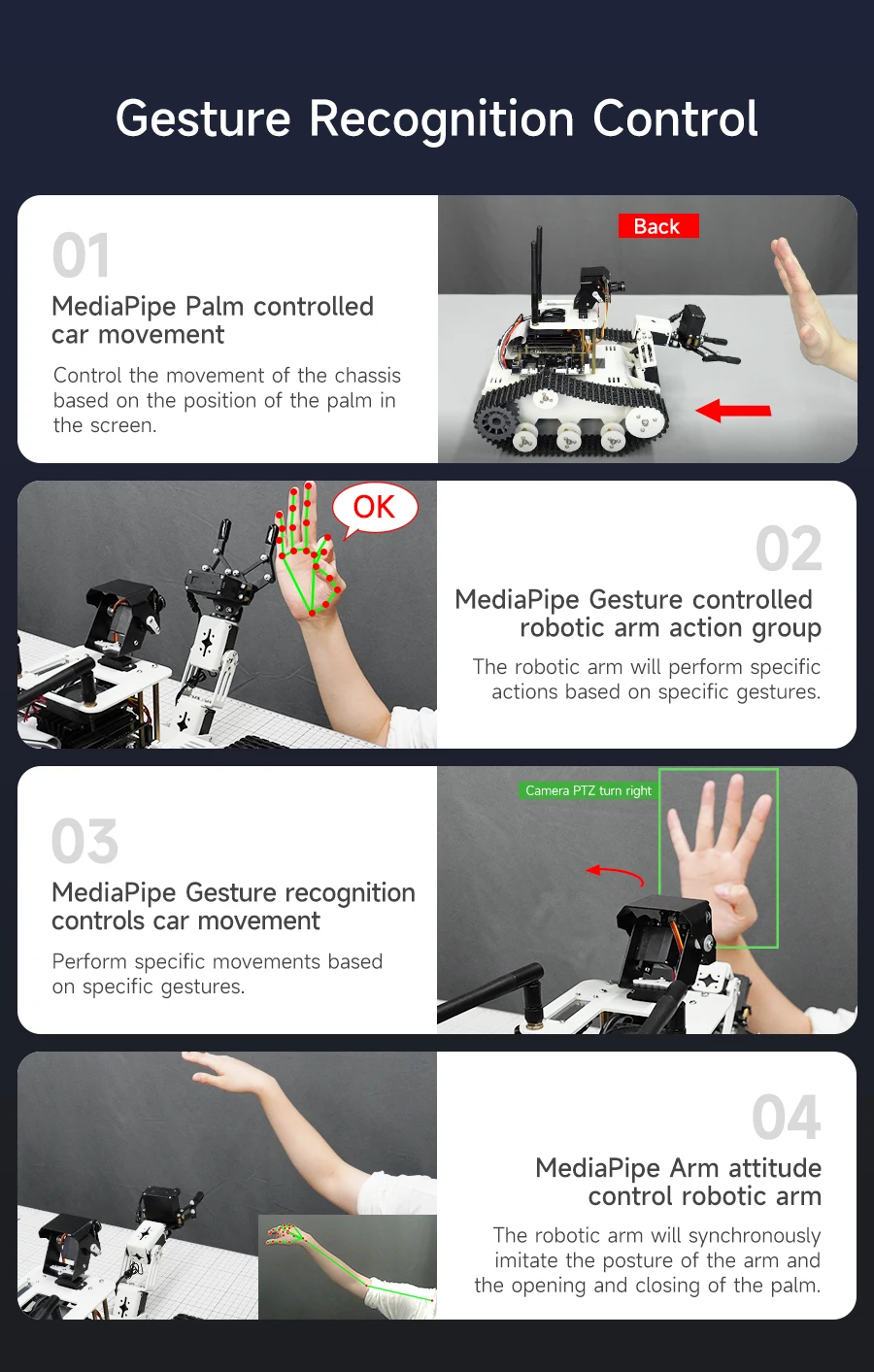 Transbot SE ROS Robot AI Vision Tank Car with 2DOF Camera PTZ Python Programing MoveIt simulation for Jetson NANO Raspberry Pi 5 Transbot SE ROS Robot AI Vision Tank Car with 2DOF Camera PTZ Python Programing MoveIt simulation for Jetson NANO Raspberry Pi 5