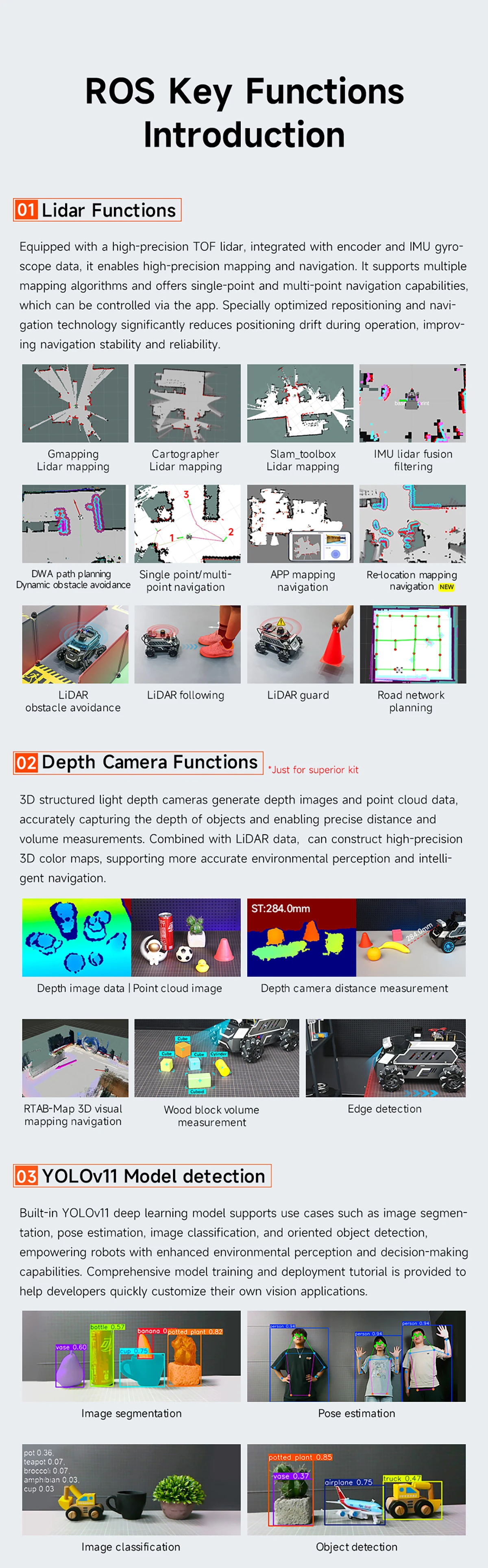 ROSMASTER M1 AI Large Model Embodied Intelligence Educational Robot Support 3D Depth Vision Jetson/Raspberry Pi/RDK X5 Control ROSMASTER M1 AI Large Model Embodied Intelligence Educational Robot Support 3D Depth Vision Jetson/Raspberry Pi/RDK X5 Control